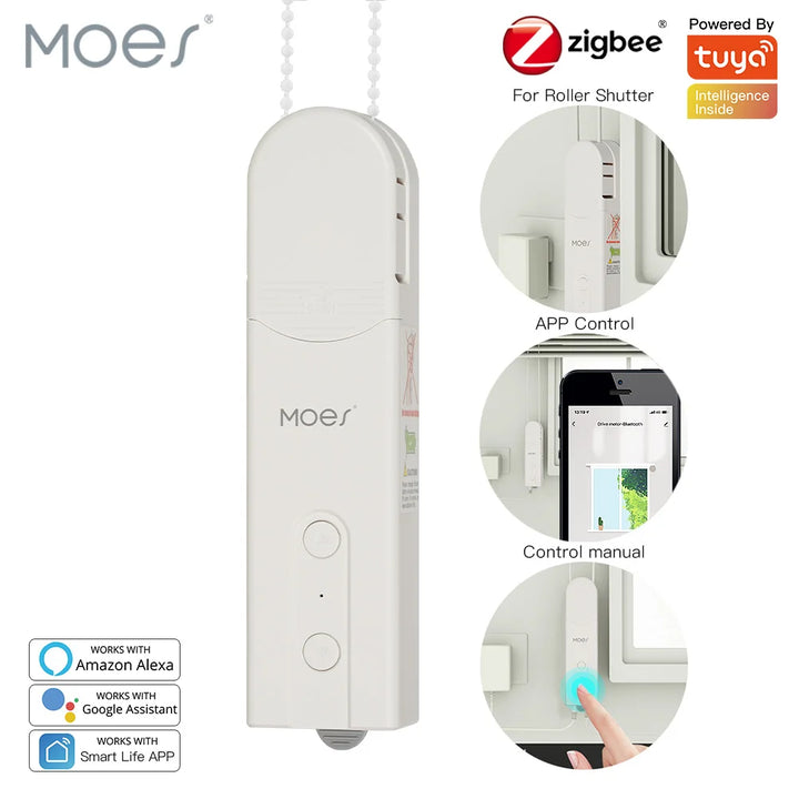 ZigBee Smart Motorized Roller Blinds